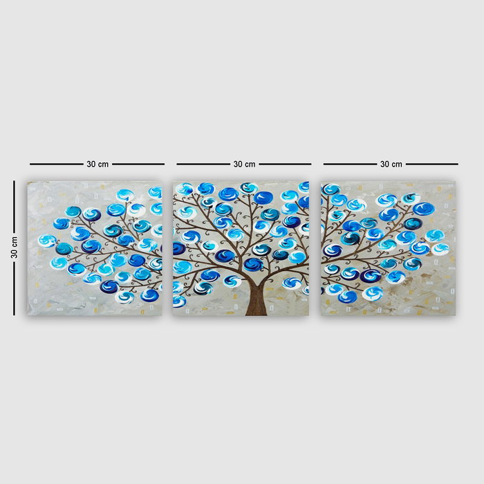 Wallity DRPRC06 Conjunto de 3 Pinturas Decorativas en Lienzo Multicolor Wallity DRPRC06 Conjunto de 3 Pinturas Decorativas en Lienzo Multicolor